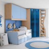 Lovely Interior Decorating Ideas of Girls’ Bedroom in Attractive Themes: Lovely Girls Bedroom Interior Design And Ideas With A Custome Extended Floor To Ceiling Cupboard With Vertical Open Shelves Bunk Beds And Storage With Sliding Doors