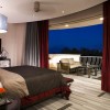 Awesome Bedroom Ideas Offers Refreshing Balconies: Admirable Contemporary Bedroom With A Nature View From Balcony