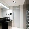 Awesome Apartment Design With Captivating Interior Ideas: Black And White Bathroom For Small Apartment Design