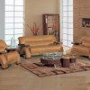 Mesmerizing Brown Sofa Designs Display Elegant Look: Brown Leather Sofa Decorating Ideas With Modern Rugs And Amazing Coffee Table Design In The Luxury Living Room Designs