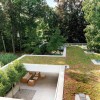 Living Under The Fascinating Rooftop Garden: Captivating Rooftop Garden Design And Modern Furniture Adorn Home Interior