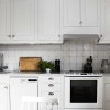 Having Fun Cooking In Bewitching Scandinavian Kitchen Designs: Kitchen Interior Design Ideas Photos With Electric Stove And Oven With White Kitchen Cabinets With Minimalist Design