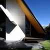 Startling Compact Residence with Unique Roof Design in Australia: Stupendous Exterior Home Design In The Australia