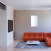 Delightful Togo Sofas with Stylish Design: Togo Orange Sofa In Corner Space