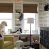 Fun Nursery Designs With Decorative Themes: Baby Girl Nursery Ideas Embellished With Dolls And Green Armchair With Modern Baby Cots And White Round Furry Rugs