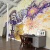 Attractive Wall Stickers for Creative Interiors: Beautiful Wall Design Stickers For Simplistic Home Office Decoration