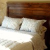 Amazing Headboard Designs with Creative Bedroom Ideas: Bedroom Decor Ideas With Reclaimed Wood Headboard