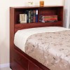 Amazing Headboard Designs With Creative Bedroom Ideas: Bedroom Design Ideas With Bookshelf Headboard