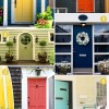 Marvelous Front Door Designs Revealing Adorable Home: Colorful Front Doors Ideas For Your House
