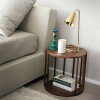 Stylish Nightstands Influenced By Nordic Furniture Designs: Creative Nightstand Design Adorn Magnificent Bedroom Interiors With Modern Rug Under Bed Frame