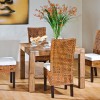 Alluring Dining Chairs Ideas For Dinner Invitation: Dining Room Interior Design Ideas With Rattan Dining Chairs