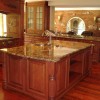 Captivating Kitchen Island With Impressive Seating Unit: Elegant Kitchen Interior With Prodigious Kitchen Island Design And Incredible Kitchen Cabinets