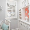 Dazzling White Office Designs Talks about clear Interior: Exciting Home Office Ideas For Small Spaces Decorated With Simple Desk Chair As Well As Wall Cabinets