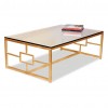 Appealing Coffee Glass Table With Contemporary Design: Gold And Glass Coffee Table For Interior Design Ideas Living Room