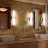 20 Marvelous Contemporary Bathroom Designs: Modern Bathroom Lighting And Fascinating Bathroom Vanity Adorning Interior Design Bathroom
