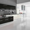 Fabulous Modern Kitchen Designs Bringing Stylish Cooking Place: Modern Contemporary Kitchen Interior Design Ideas Outfitted With Black Cabinets And Marvellous Kitchen Table