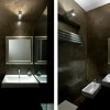 Brilliant Carola Vannini’s Ideas to Renovate Marco Polo Apartment in Rome: Modern Master Bathroom Facilitated With Splendid Ceramic Wall And Modern Bathroom Sink