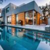 Attractive Home Design Tips for Inviting Interiors: Outdoor Swimming Pool For Contemporary Home Added With Granite Floor And Outdoor Furniture Sets