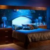 Amazing Headboard Designs with Creative Bedroom Ideas: Remarkable Aquarium Headboard Ideas For Interior Design Bedroom