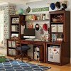 Stylish Teenage Study Rooms Involving Youthful Decor Ideas: Captivating Teenage Study Rooms Accompanied With Wonderful Rugs And Remarkable Swivel Chair As Well As Stunning Desk Design