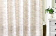 Attractive Modern Shower Curtains for Lovely Powder Room : Cool Bathroom Ideas Plus Excellent Shower Curtain