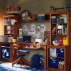 Stylish Teenage Study Rooms Involving Youthful Decor Ideas: Lovely Study Area Ideas For Teenage Completed With Blue Rugs And Impressive Swivel Chair As Well As Fabulous Desks Study Rooms