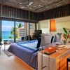 Pictures Of Luxurious Bedroom Designs Overlooking Swimming Pool: Workspace And Bedroom Designs Plus Outdoor Swimming Pool And Beach View